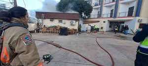 Popular / Incendio en hotel encarnaceno: Dos personas fueron llevadas al hospi