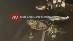 PEATÓN PIERDE LA VIDA TRAS SER ATROPELLADA EN CNEL. BOGADO 