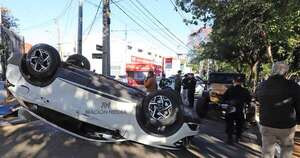 Diario HOY | Joven ebrio a bordo de lujosa camioneta provoca choque sobre Boggiani