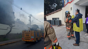 Popular / Incendio en hotel de Encarnación deja dos personas asistidas por inhalación de humo