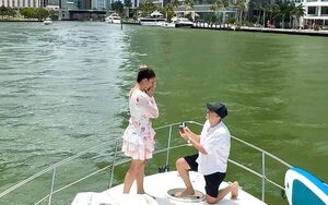 Popular / ¡En un yate, en Miami, Camarasa le propuso matrimonio a su amor!