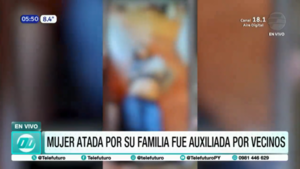 Mujer atada y violentada por sus familiares fue auxiliada por vecinos
