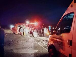 Triple choque en Aguapety deja un muerto y tres heridos graves