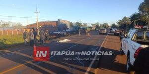  PEATÓN FALLECE TRAS SER ATROPELLADO EN SAN JUAN DEL PNÁ.