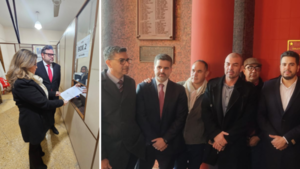 Sectores de Abdo y Velázquez se inscriben por separado en primer paso de municipales 2026