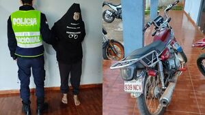Detenido en Encarnación con motocicleta robada minutos antes