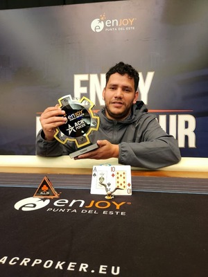 Un paraguayo gana trofeo en Uruguay en el Enjoy Poker Tour