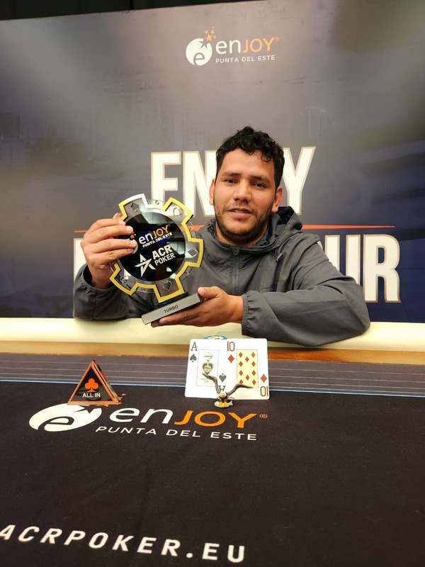 Un paraguayo gana trofeo en Uruguay en el Enjoy Poker Tour