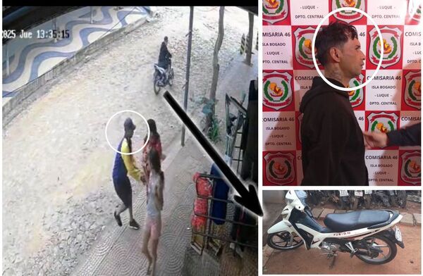 Detienen a motochorro por asalto a embarazada cerca de Lince •