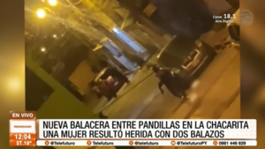Nueva balacera entre pandillas en la Chacarita