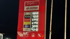 Petropar baja G. 250 por litro sus combustibles y emblemas se suman