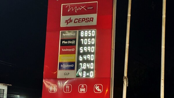 Petropar baja G. 250 por litro sus combustibles y emblemas se suman