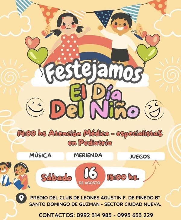 Sociedad Paraguaya de pediatría filial Concepción prepara gran festejo por el Día del Niño  - Concepción al Día