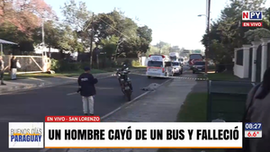 Tragedia en San Lorenzo: Pasajero fallece tras caer de un bus en movimiento