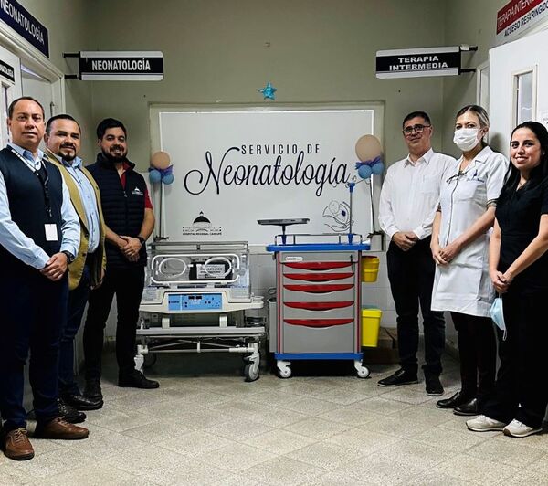 Hospital de Caacupé fortalece terapia neonatal con nuevos equipos biomédicos - .::Agencia IP::.