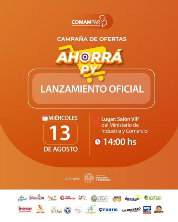 Lanzan mañana “Ahorra Py”, campaña con importantes descuentos en la canasta básica - ADN Digital