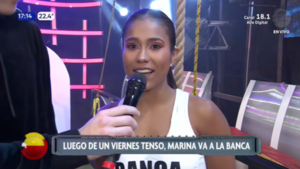 Marina pasa automáticamente a la banca por no competir