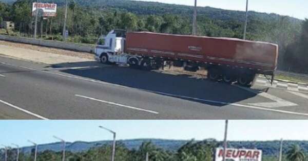 La Nación / En menos de 24 horas, dos camiones usaron rampa de frenado y se salvaron de milagro