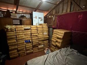 SENAD sigue localizando depósitos de narcotráfico en distrito de Mbaracayú