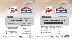 EL SNPP IMPULSA LOS ÚLTIMOS CURSOS DEL PROGRAMA ITAPÚA MODO RALLY