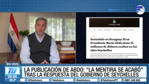 "La mentira se acabó": Abdo desmiente fortuna en paraíso fiscal