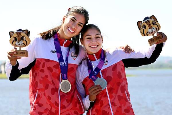 Un destello de plata: Fiorela Rodríguez y Nicole Martínez enaltecen al país - Polideportivo - ABC Color