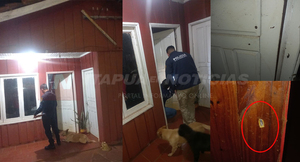 UNA VIVIENDA FUE BALEADA EN EL DISTRITO DE TRINIDAD 