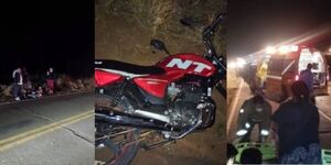 PEATÓN PIERDE LA VIDA TRAS SER EMBESTIDO POR UNA MOTOCICLETA EN CNEL. BOGADO 