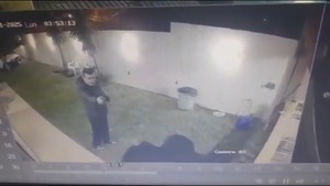 Baleó y desnudó a un ladrón que entró a su casa