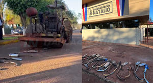 DESTRUYERON 30 CAÑOS DE ESCAPES MODIFICADOS EN NATALIO
