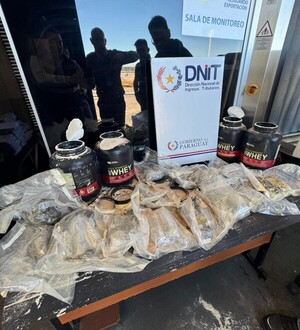 Incautan paquete de marihuana en el Silvio Pettirossi - .::Agencia IP::.