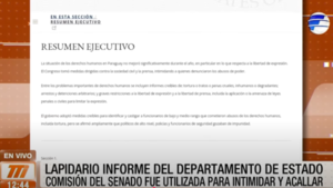 Lapidario informe de EE.UU. sobre derechos humanos en Paraguay
