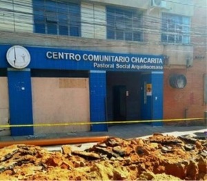 Visita al Centro Comunitario de la Pastoral Social Arquidiocesana en la Chacarita.