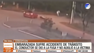 Conductor huye tras chocar a embarazada en Concepción