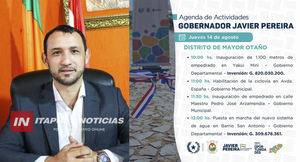 MAYOR OTAÑO SE PREPARA PARA INAUGURAR IMPORTANTES OBRAS DE INFRAESTRUCTURA
