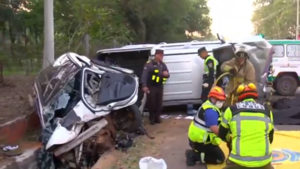 Ascienden a dos los fallecidos en el grave accidente en la ruta Luque-San Ber