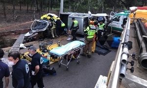 Dos fallecidos y un menor herido en grave accidente en la ruta Luque–San Bernardino - OviedoPress
