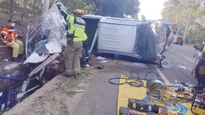 Un choque frontal dejó dos muertos y varios heridos