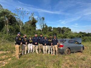 Recuperan vehículo robado en San Cristóbal tras hallazgo en Caazapá