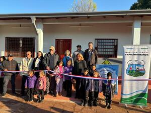 Municipalidad de Capitán Miranda habilita obras en dos escuelas del distrito
