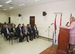 El presidente de la Corte y ministros superintendentes acompañaron la presentación del informe de gestión en Paraguarí