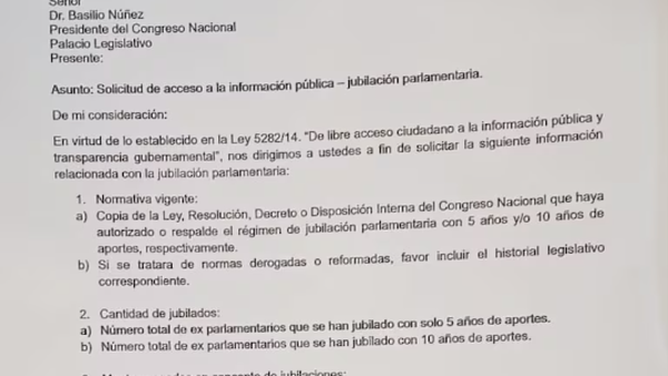 “La ley nos obliga a pagar a los parlamentarios ‘jubilados’”