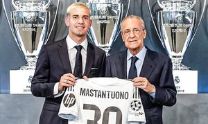 Versus / Mastantuono recuerda a Di Stefano en su presentación con el Real Madrid