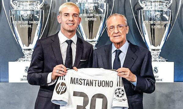 Versus / Mastantuono recuerda a Di Stefano en su presentación con el Real Madrid