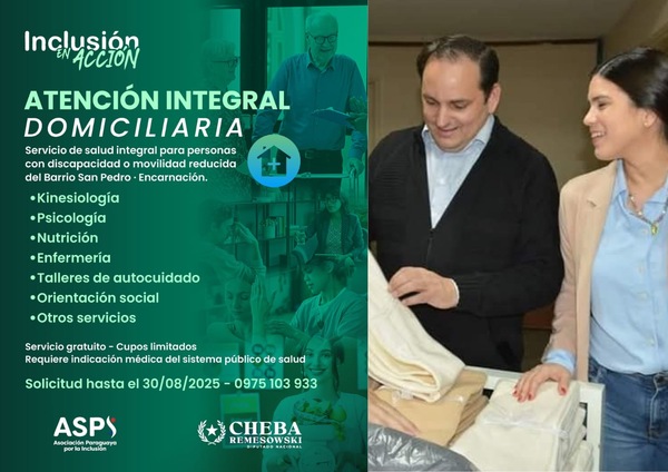 Lanzan Servicio de Atención Integral Domiciliaria en Encarnación