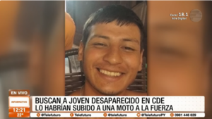 Buscan a joven desaparecido en Ciudad del Este