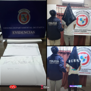 EN ENCARNACIÓN DETIENEN A DOS PERSONAS CON ORDEN DE CAPTURA POR PRESUNTO USO INDEBIDO DE IDENTIDAD - «TVS DIGITAL»