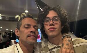 Popular / ¡El hijo de Marc Anthony apareció con nuevo look y es el clon de su papá!
