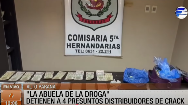Cae red de microtráfico vinculada a "La abuela de la droga" en Hernandarias