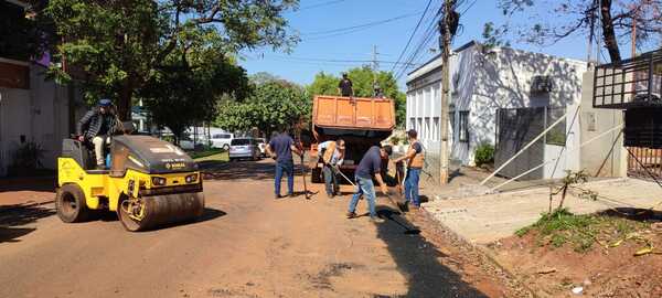 Encarnación inició mejoras viales con su propia planta de asfalto - La Tribuna